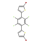 Thiophene, 2,2'-(2,3,5,6-tetrafluoro-1,4-phenylene)bis[5-bromo-