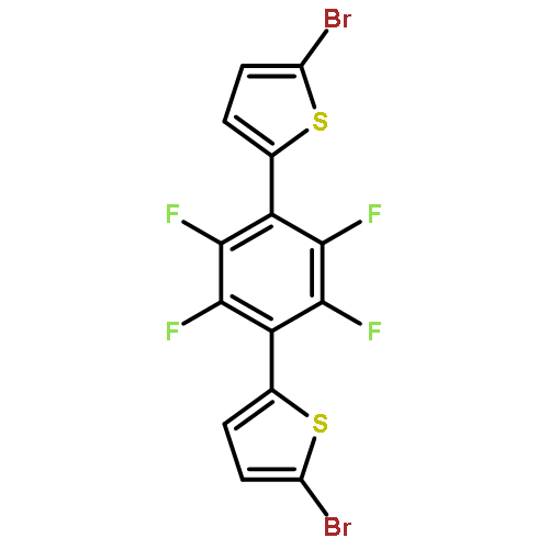 Thiophene, 2,2'-(2,3,5,6-tetrafluoro-1,4-phenylene)bis[5-bromo-