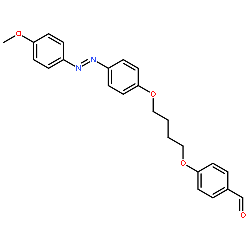 BENZALDEHYDE, 4-[4-[4-[(4-METHOXYPHENYL)AZO]PHENOXY]BUTOXY]-