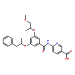 6-[[3-[(1S)-2-Methoxy-1-methylethoxy]-5-[(1S)-1-methyl-2-phenylethoxy]benzoyl]amino]-3-pyridinecarboxylic Acid