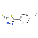 1,3,4-THIADIAZOLE-2(3H)-THIONE, 5-(4-METHOXYPHENYL)-