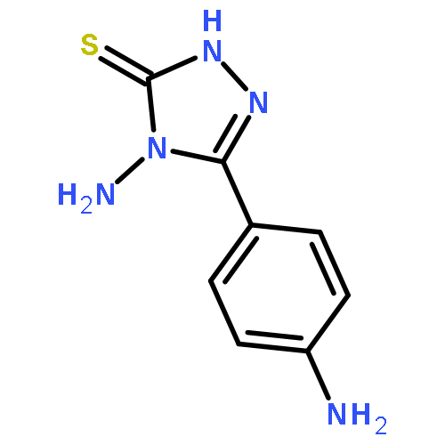 3H-1,2,4-Triazole-3-thione, 4-amino-5-(4-aminophenyl)-2,4-dihydro-