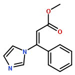 2-Propenoic acid, 3-(1H-imidazol-1-yl)-3-phenyl-, methyl ester