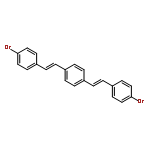 Benzene, 1,4-bis[2-(4-bromophenyl)ethenyl]-