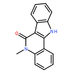 6H-INDOLO[3,2-C]QUINOLIN-6-ONE, 5,11-DIHYDRO-5-METHYL-