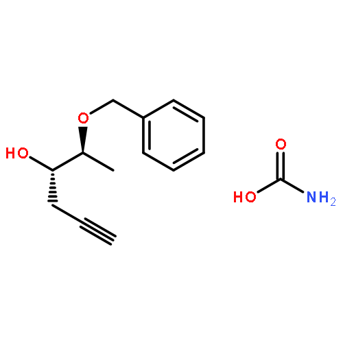 5-HEXYN-3-OL, 2-(PHENYLMETHOXY)-, CARBAMATE, (2S,3S)-