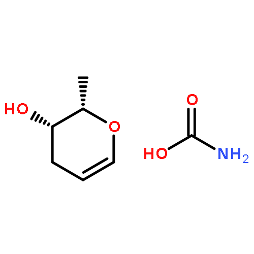 2H-Pyran-3-ol, 3,4-dihydro-2-methyl-, carbamate, (2S,3S)-