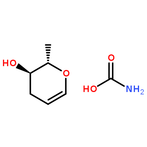 2H-Pyran-3-ol, 3,4-dihydro-2-methyl-, carbamate, (2S,3R)-