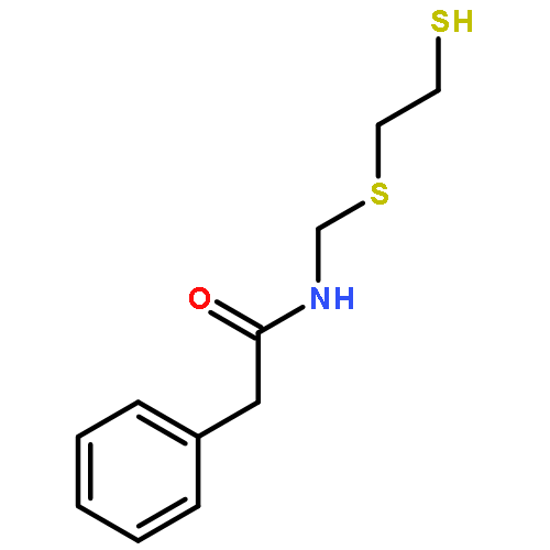 BENZENEACETAMIDE, N-[[(2-MERCAPTOETHYL)THIO]METHYL]-