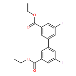 [1,1'-Biphenyl]-3,3'-dicarboxylic acid, 5,5'-diiodo-, diethyl ester