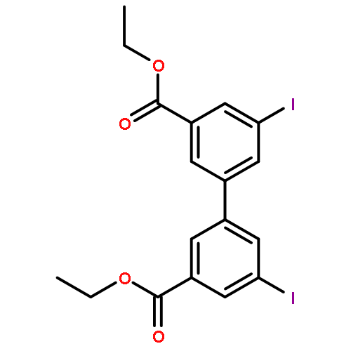 [1,1'-Biphenyl]-3,3'-dicarboxylic acid, 5,5'-diiodo-, diethyl ester