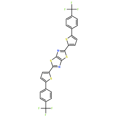 Thiazolo[5,4-d]thiazole, bis[5-[4-(trifluoromethyl)phenyl]-2-thienyl]-