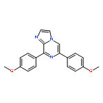 IMIDAZO[1,2-A]PYRAZINE, 6,8-BIS(4-METHOXYPHENYL)-