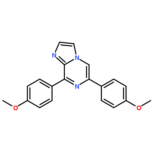 IMIDAZO[1,2-A]PYRAZINE, 6,8-BIS(4-METHOXYPHENYL)-