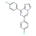 IMIDAZO[1,2-A]PYRAZINE, 6,8-BIS(4-CHLOROPHENYL)-