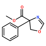 4-Oxazolecarboxylic acid, 4,5-dihydro-4-phenyl-, methyl ester