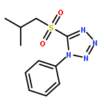 1H-TETRAZOLE, 5-[(2-METHYLPROPYL)SULFONYL]-1-PHENYL-