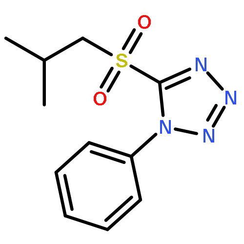 1H-TETRAZOLE, 5-[(2-METHYLPROPYL)SULFONYL]-1-PHENYL-