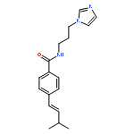 BENZAMIDE, N-[3-(1H-IMIDAZOL-1-YL)PROPYL]-4-[(1E)-3-METHYL-1-BUTENYL]-