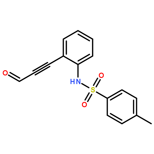 Benzenesulfonamide, 4-methyl-N-[2-(3-oxo-1-propynyl)phenyl]-