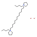 PYRROLIDINIUM, 1,1'-(1,12-DODECANEDIYL)BIS[1-BUTYL-, DIBROMIDE