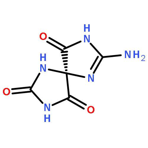 1,3,6,8-Tetraazaspiro[4.4]non-6-ene-2,4,9-trione, 7-amino-, (5S)-