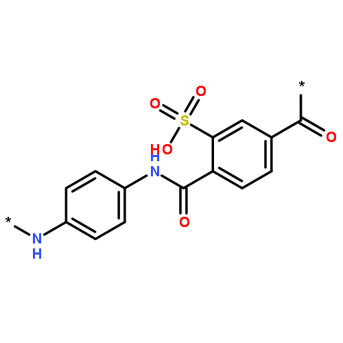 Poly[imino-1,4-phenyleneiminocarbonyl(sulfo-1,4-phenylene)carbonyl]