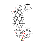 3beta-O-[beta-d-quinovopyranosyl-(1->2)-4-O-sodium sulfate-beta-D-xylopyranosyl]-25-hydroxyholosta-9,23-diene-12alpha,17alpha-diol