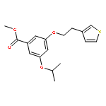 Benzoic acid, 3-(1-methylethoxy)-5-[2-(3-thienyl)ethoxy]-, methyl ester