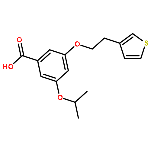 Benzoic acid, 3-(1-methylethoxy)-5-[2-(3-thienyl)ethoxy]-