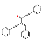 1,5-HEXADIYN-3-ONE, 1,6-DIPHENYL-4-(PHENYLMETHYLENE)-