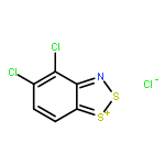 1,2,3-Benzodithiazol-1-ium, 4,5-dichloro-, chloride