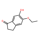 1H-Inden-1-one, 5-ethoxy-2,3-dihydro-6-hydroxy-