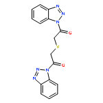 1H-Benzotriazole, 1,1'-[thiobis(1-oxo-2,1-ethanediyl)]bis-