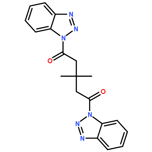 1H-Benzotriazole, 1,1'-(3,3-dimethyl-1,5-dioxo-1,5-pentanediyl)bis-