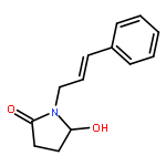 2-Pyrrolidinone, 5-hydroxy-1-[(2E)-3-phenyl-2-propenyl]-