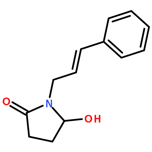 2-Pyrrolidinone, 5-hydroxy-1-[(2E)-3-phenyl-2-propenyl]-