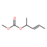 Carbonic acid, methyl (2E)-1-methyl-2-butenyl ester