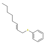 (trans-Oct-2-enyl) phenyl sulfide