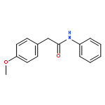 BENZENEACETAMIDE, 4-METHOXY-N-PHENYL-