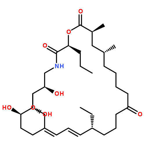 1-Oxa-4-azacyclooctacosa-12,14-diene-3,20,28-trione,16-ethyl-6,8,9-trihydroxy-12-(methoxymethyl)-25,27-dimethyl-2-propyl-,(2S,6S,8S,9R,12Z,14E,16R,25R,27S)-