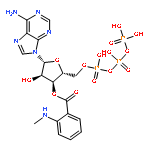 Adenosine5'-(tetrahydrogen triphosphate), 3'-[2-(methylamino)benzoate]