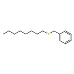 Benzene, [(octylthio)methyl]-