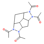 Pentaleno[1,6-cd:3,4-c'd']dipyrazole, 1,2,4,5-tetraacetyldodecahydro-