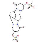 PENTALENO[1'',6'':3,4,5;3'',4'':3',4',5']DIPYRAZOLO[1,2-A:1',2'-A']DIPYRIDAZINE-1,8(2H,9H)-DIONE, DODECAHYDRO-3,10-BIS[(METHYLSULFONYL)OXY]-