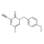 2(1H)-PYRAZINONE, 5-CHLORO-3-ETHYNYL-1-[(4-METHOXYPHENYL)METHYL]-