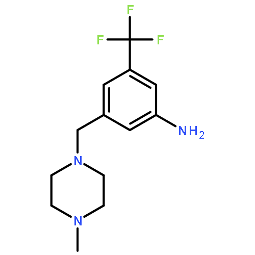 Benzenamine, 3-[(4-methyl-1-piperazinyl)methyl]-5-(trifluoromethyl)-