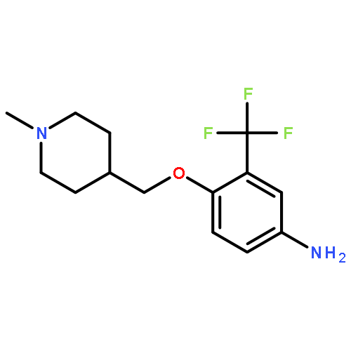 Benzenamine, 4-[(1-methyl-4-piperidinyl)methoxy]-3-(trifluoromethyl)-