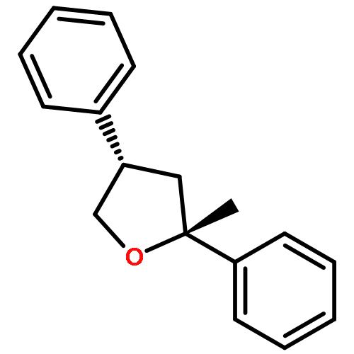 Furan, tetrahydro-2-methyl-2,4-diphenyl-, (2R,4S)-rel-