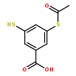 BENZOIC ACID, 3-(ACETYLTHIO)-5-MERCAPTO-